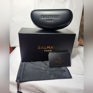 Balmain Black Sunglasses Case Set. Only Case!!  #284